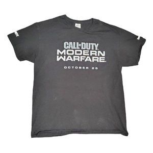 Vintage‎ Call Of Duty Modern Warfare Release Date T-Shirt Size Large L Delta Tag